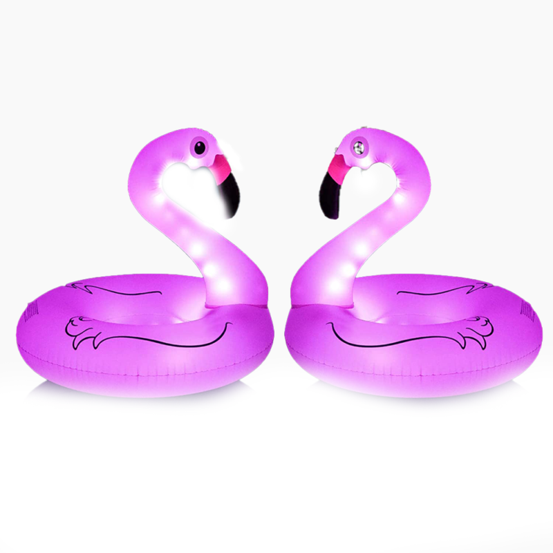 Inflatable Flamingo Lighted Pool Floats