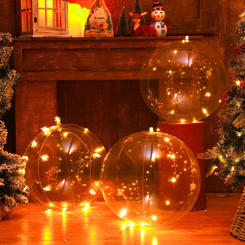 Glow Globe Pool Lights Attached