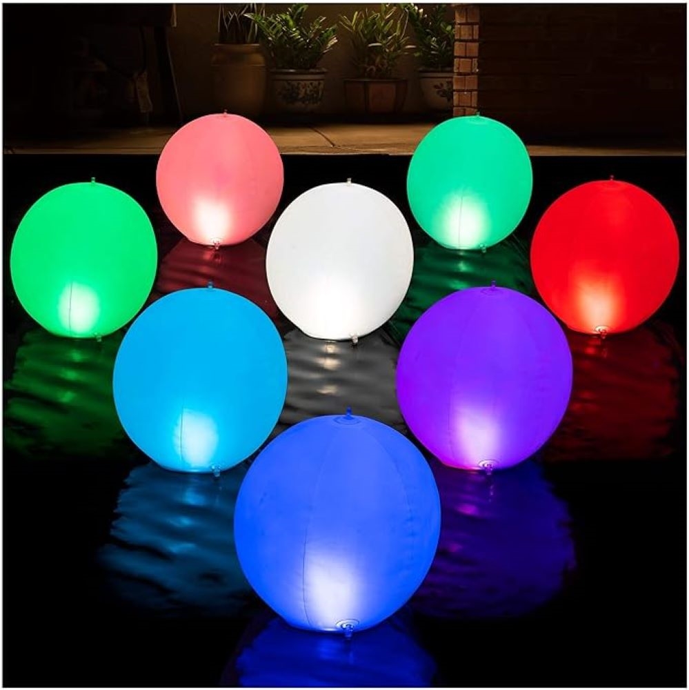 Color Inflatable Balls Attached