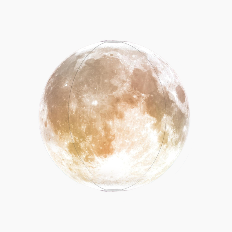 Full Moon Light Up Beach Ball
