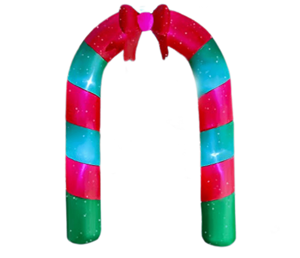 Christmas LED candy blow up archway 3 Inflatable Candy Archway