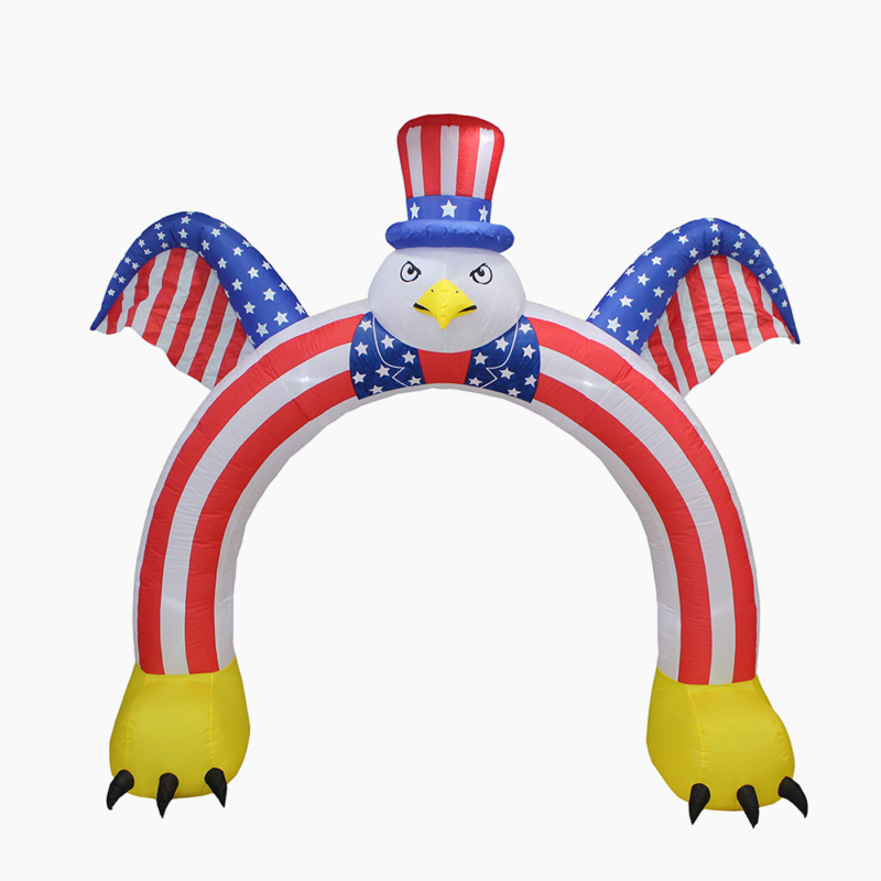 4th of July Eagle blow up archway