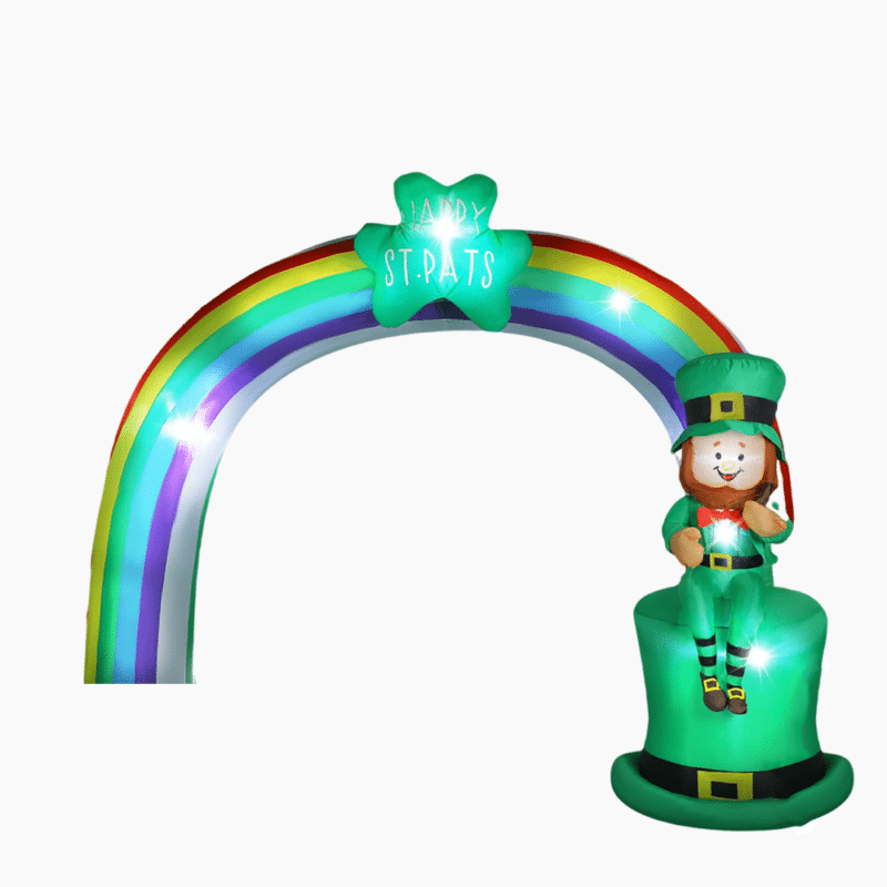 Inflatable Leprechaun Rainbow