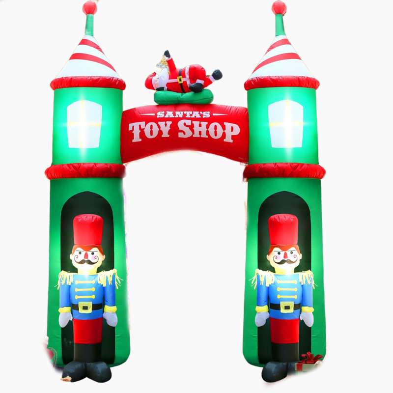 Christmas Nutcracker LED blow up archway