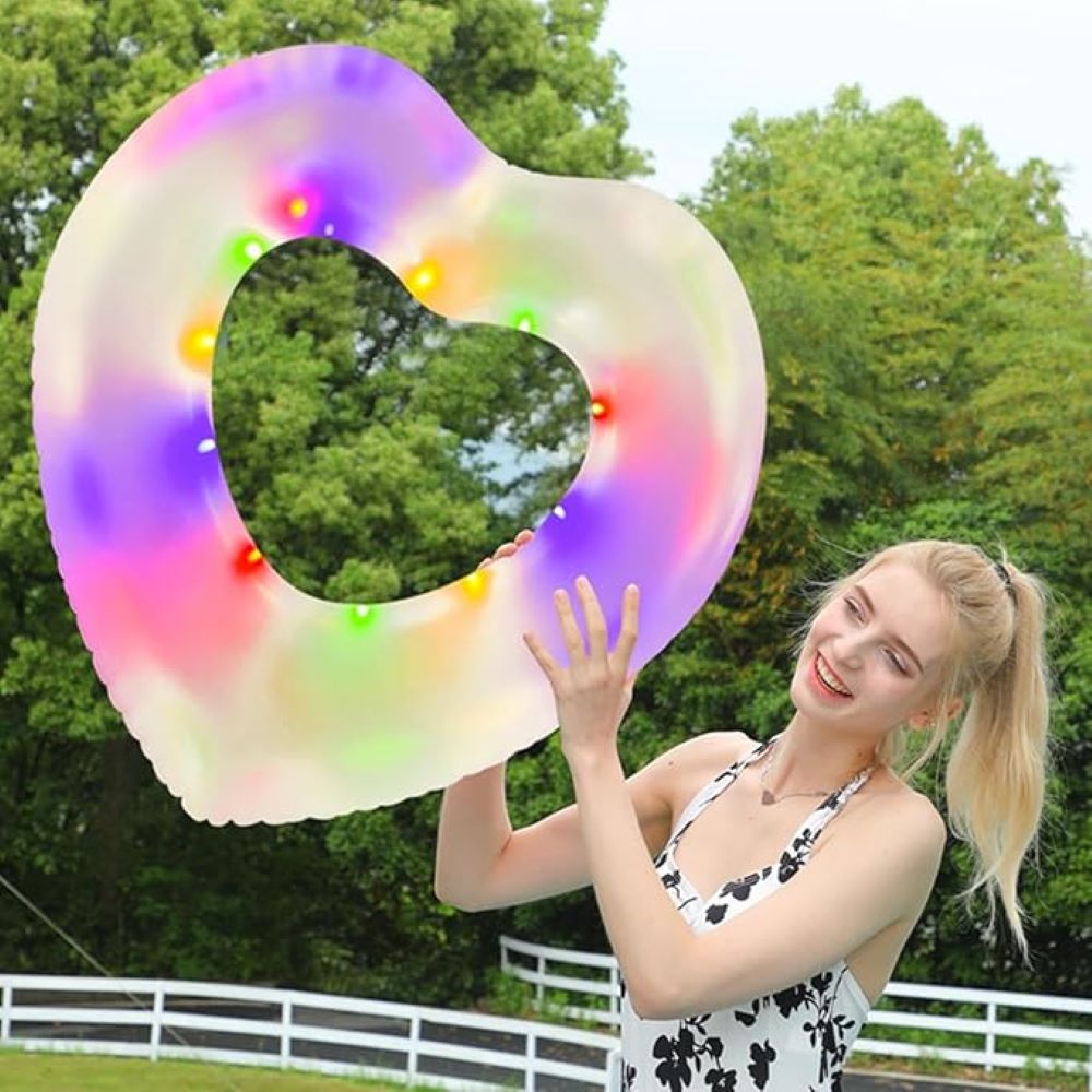Inflatable Pool Ring Attached