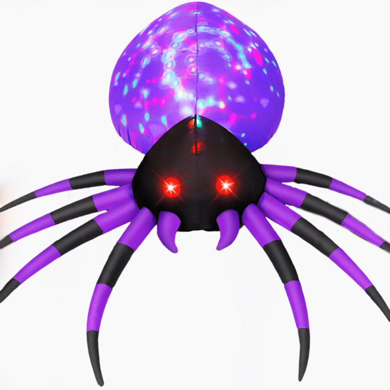 Halloween Inflatables LED Spider