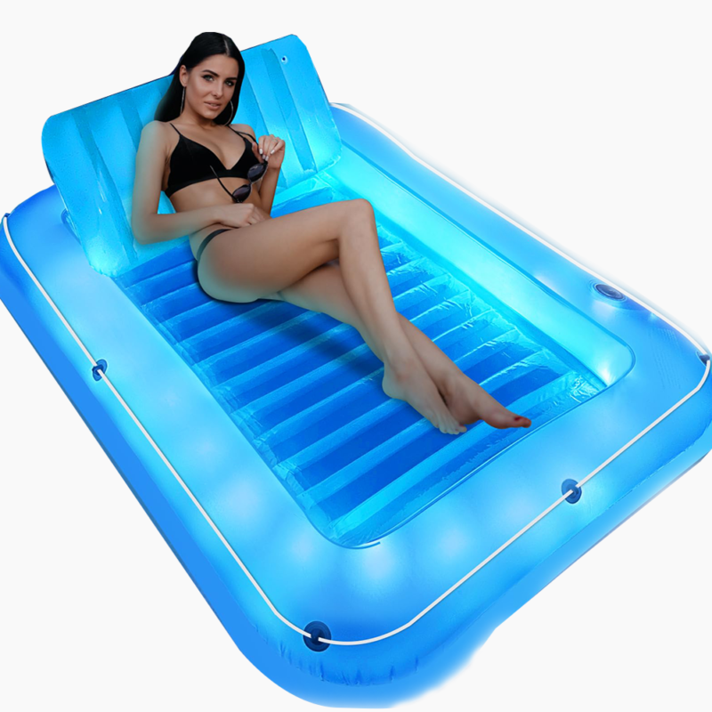 Solar LED Inflatable Pool lounge