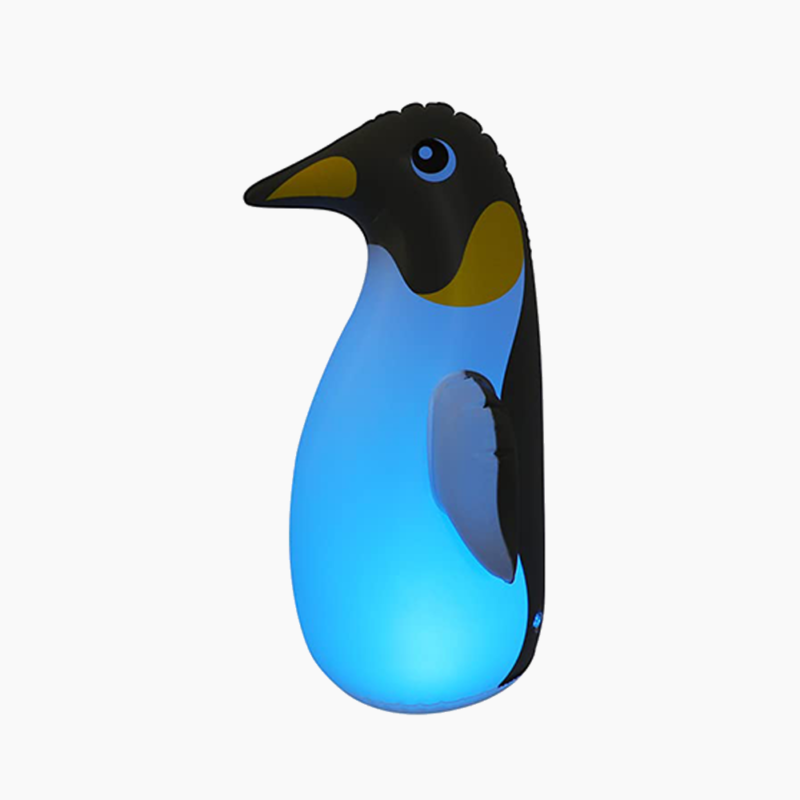 Solar Penguin LED Inflatable Pool Float