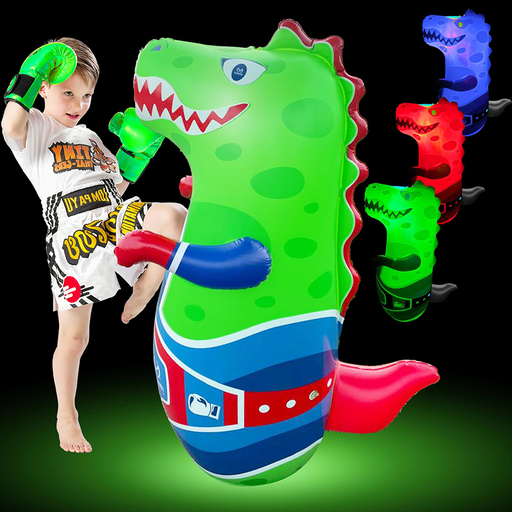 Light-Up Inflatable Dinosaur Boxing Gloves: A Must-Have for Fun Kids’ Parties 7 boxing light