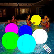 How Light-Up Inflatable Products Add Magic to Water Parks and Pool Events 7 pool lights ball